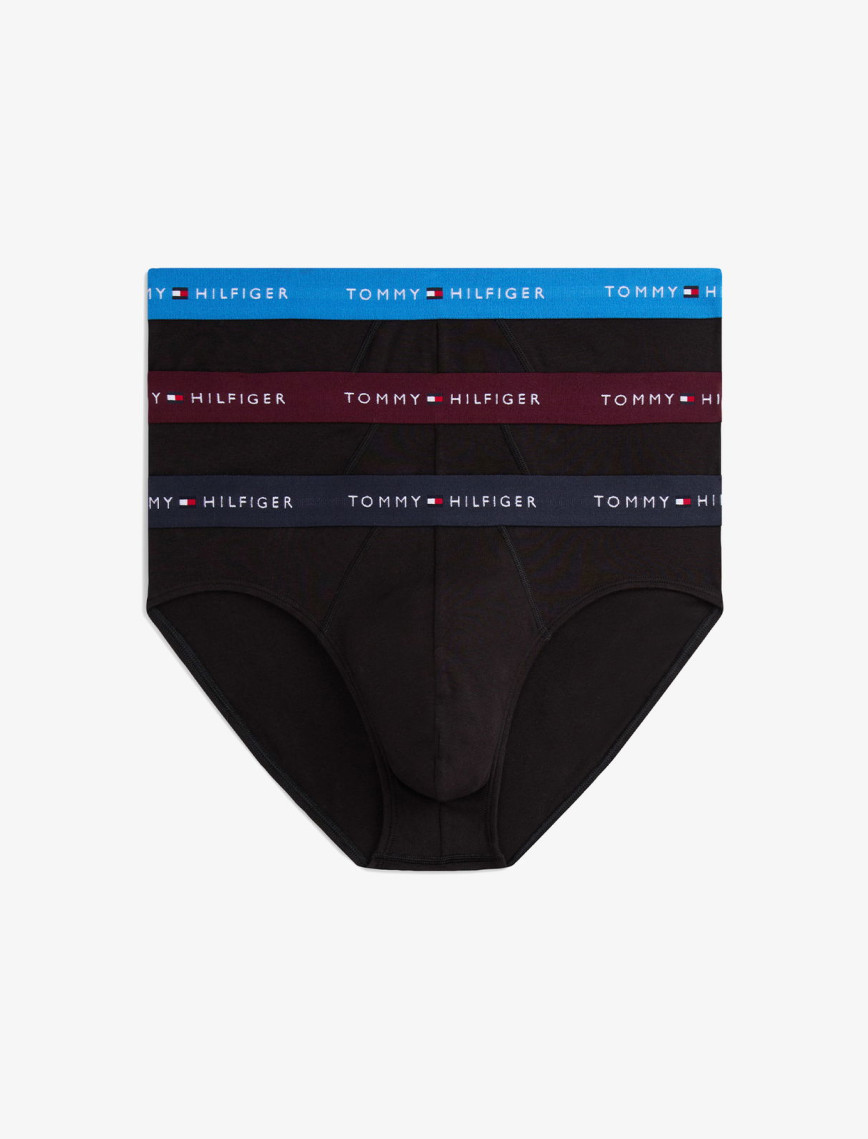 Tommy Hilfiger Brief Erkek Siyah 3'lü Boxer Tommy Hilfiger Brief Erkek Siyah 3'lü Boxer