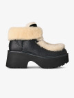 UGG Esmee Leather Lace Up Kadın Siyah Bot UGG Esmee Leather Lace Up Kadın Siyah Bot