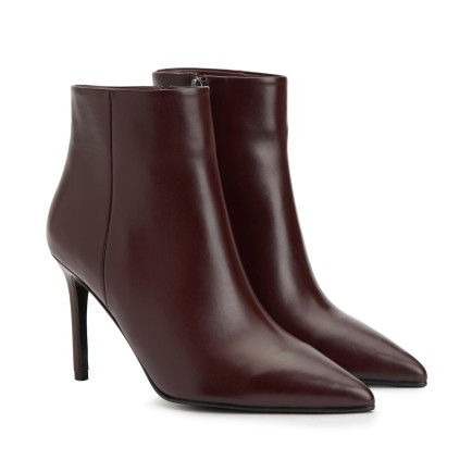 Divarese Kadın Bordo Deri Bot Divarese Kadın Bordo Deri Bot