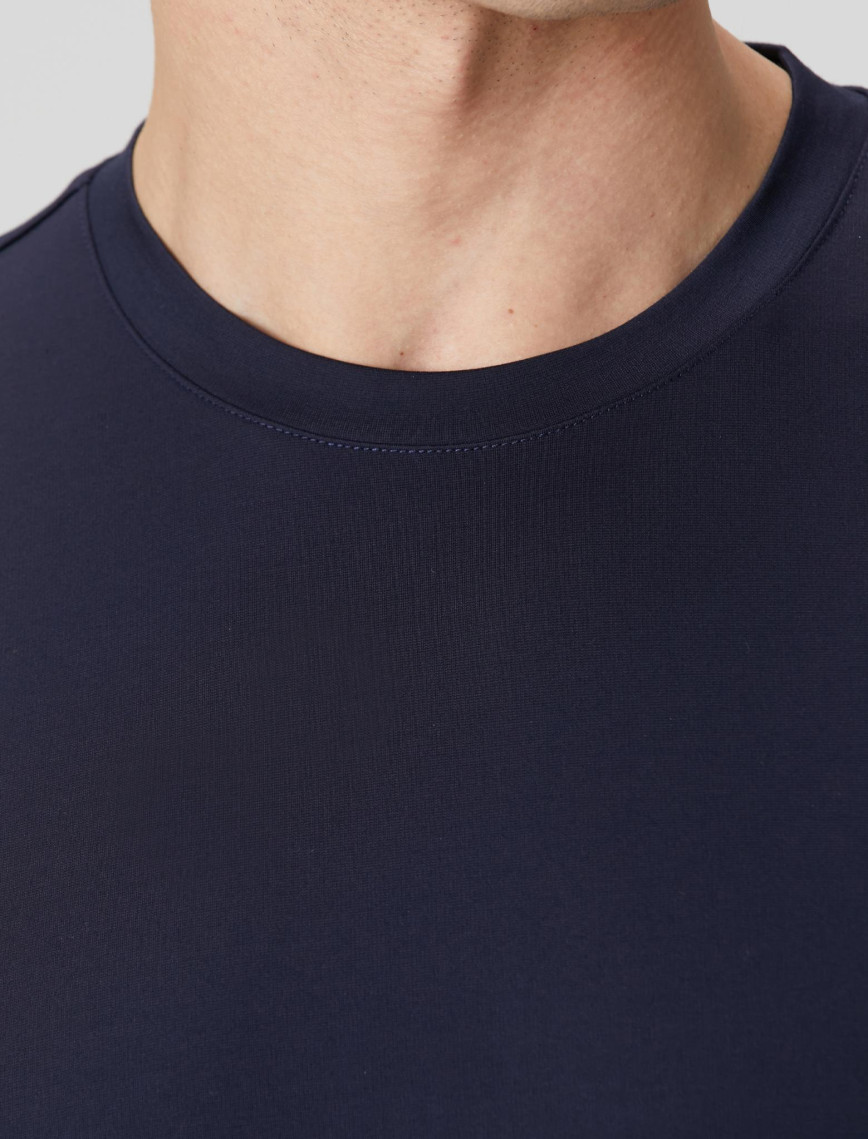 Network Erkek Lacivert Basic T-shirt Network Erkek Lacivert Basic T-shirt