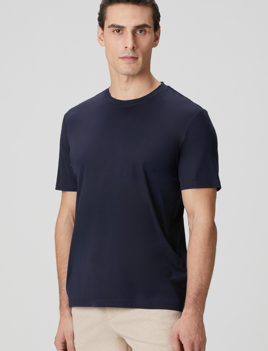 Network Erkek Lacivert Basic T-shirt Network Erkek Lacivert Basic T-shirt