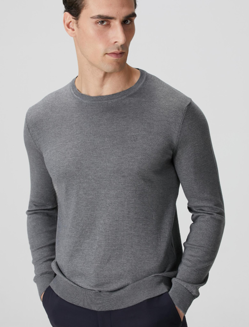 Network Erkek Gri Melanj Basic Kazak Network Erkek Gri Melanj Basic Kazak