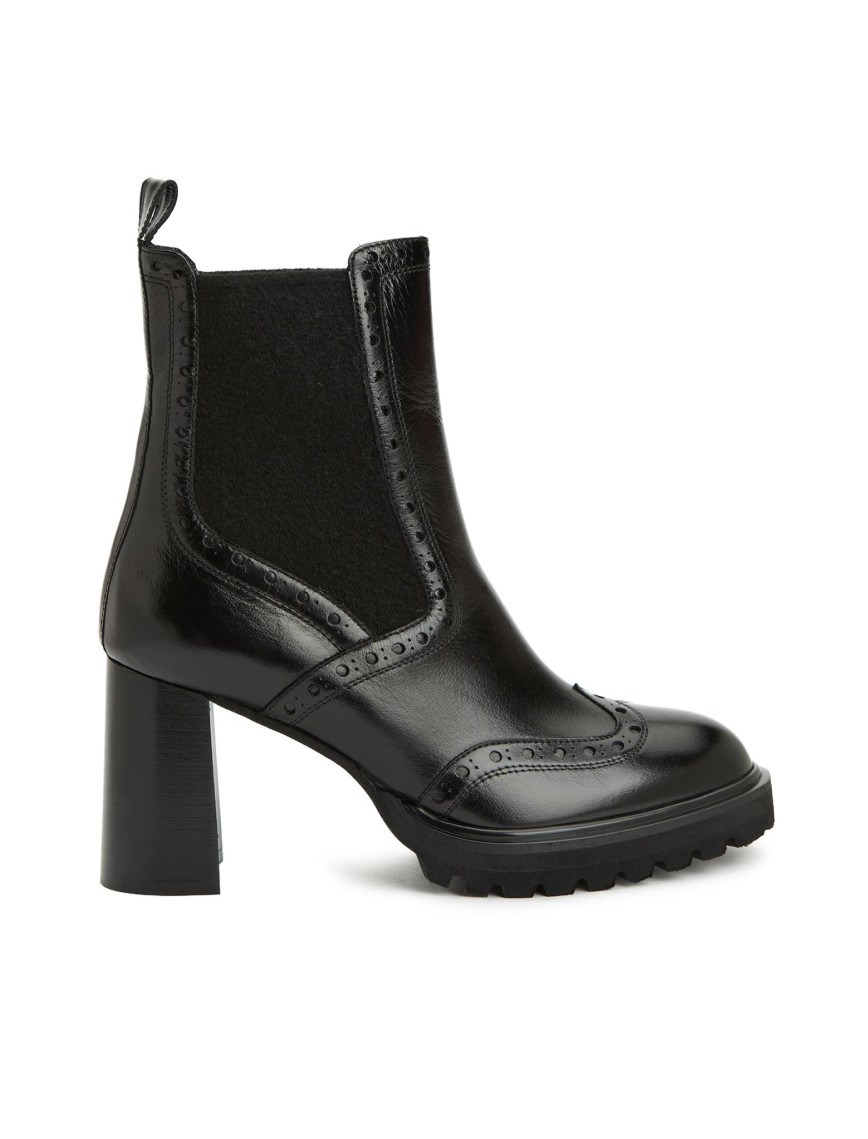 George Hogg Kadın Siyah Deri Bot George Hogg Kadın Siyah Deri Bot