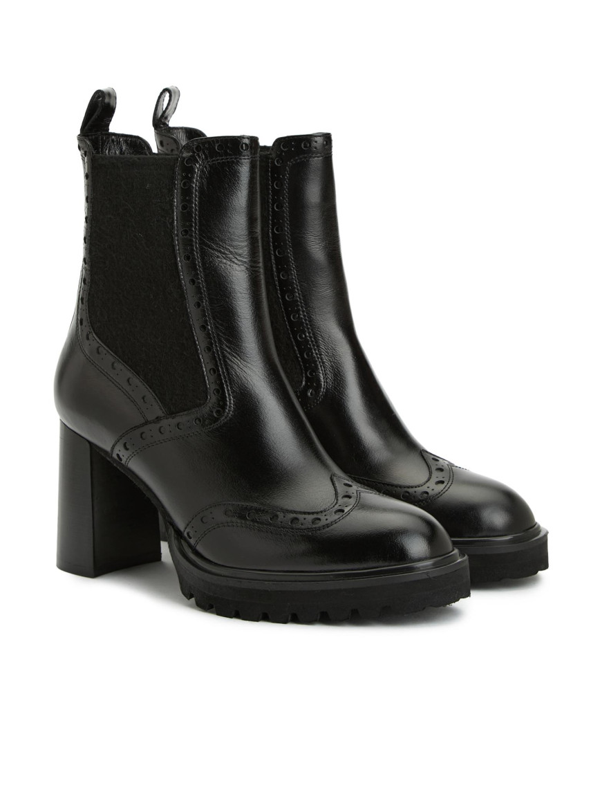 George Hogg Kadın Siyah Deri Bot George Hogg Kadın Siyah Deri Bot