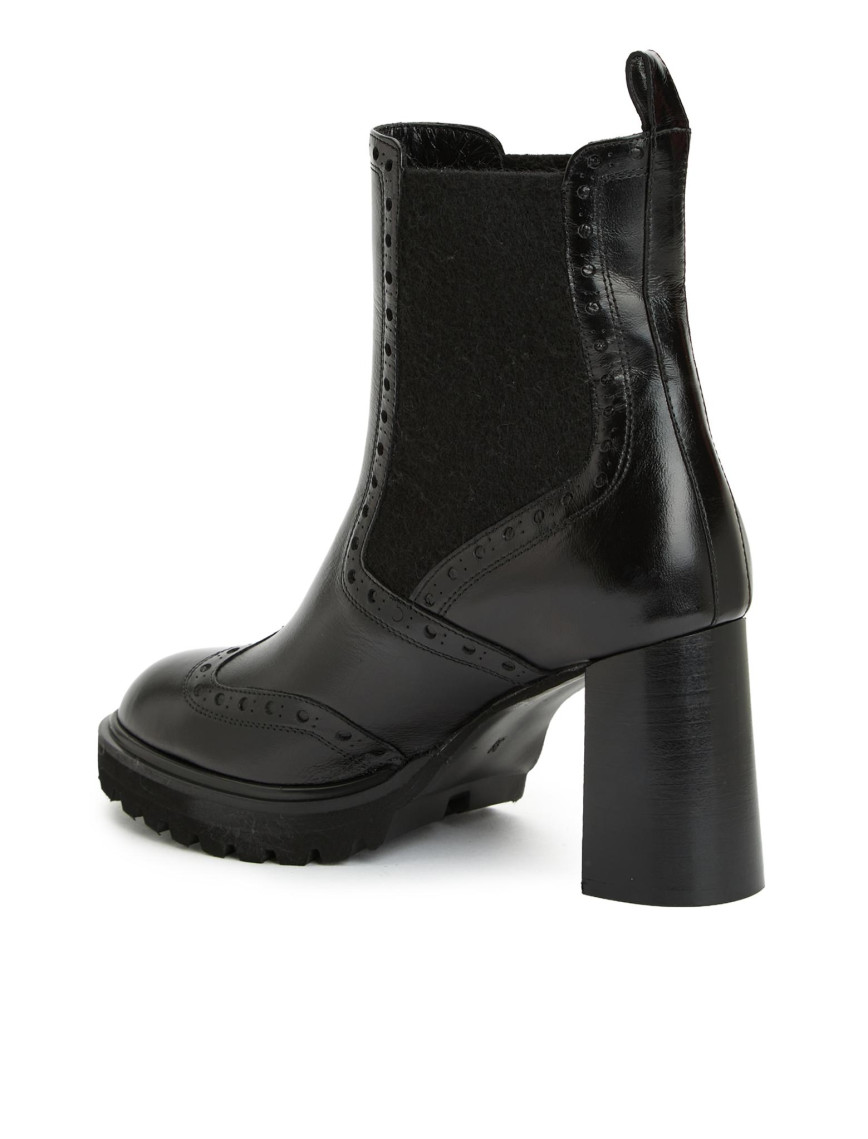 George Hogg Kadın Siyah Deri Bot George Hogg Kadın Siyah Deri Bot