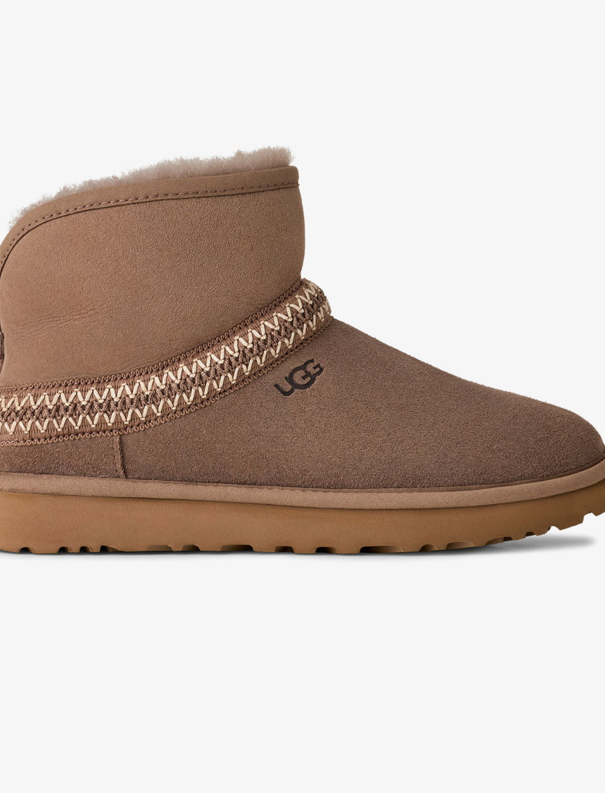 UGG Classic Mini Crescent Kadın Kahverengi Bot UGG Classic Mini Crescent Kadın Kahverengi Bot