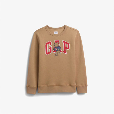 Gap V-Fa Logo Crew Çocuk Kahverengi Sweatshirt Gap V-Fa Logo Crew Çocuk Kahverengi Sweatshirt