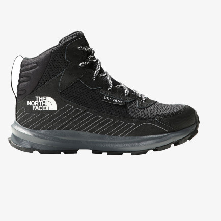 The North Face Fastpack Hiker Mid Su Geçirmez Çocuk Siyah Bot