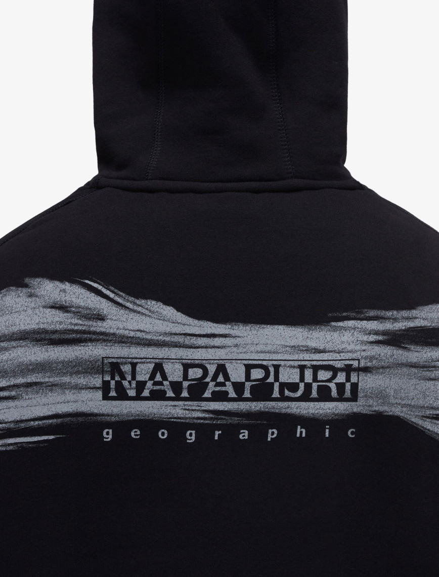 Napapijri B-Back Graphic Erkek Siyah Sweatshirt Napapijri B-Back Graphic Erkek Siyah Sweatshirt