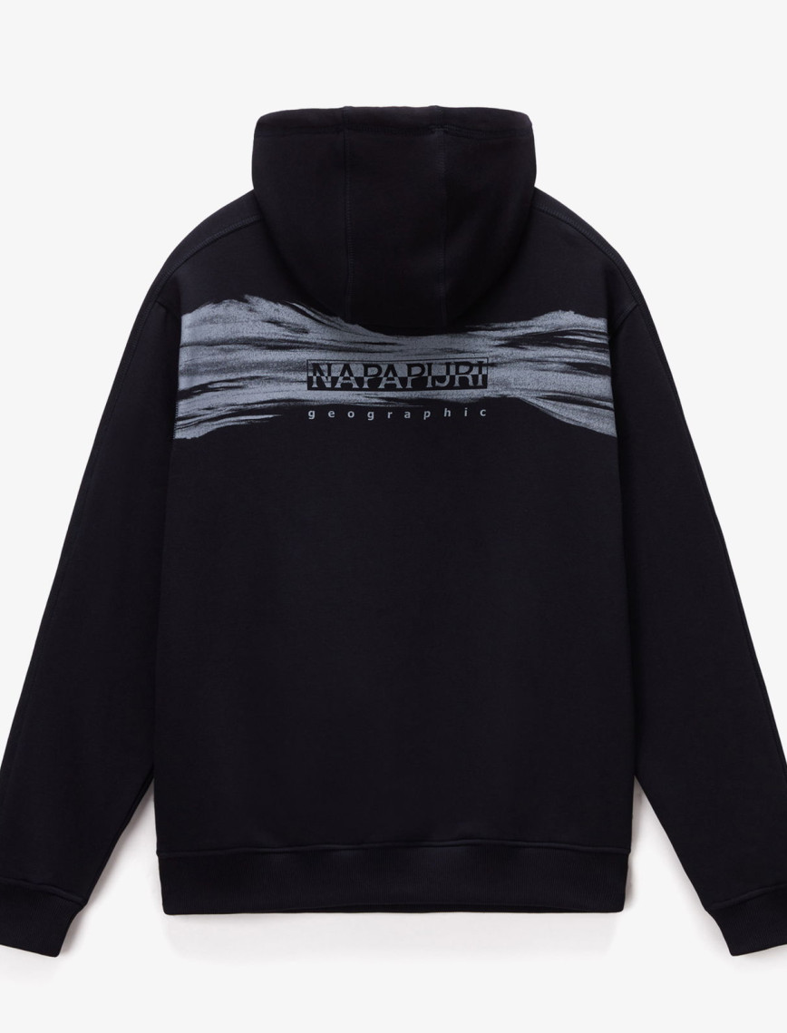 Napapijri B-Back Graphic Erkek Siyah Sweatshirt Napapijri B-Back Graphic Erkek Siyah Sweatshirt