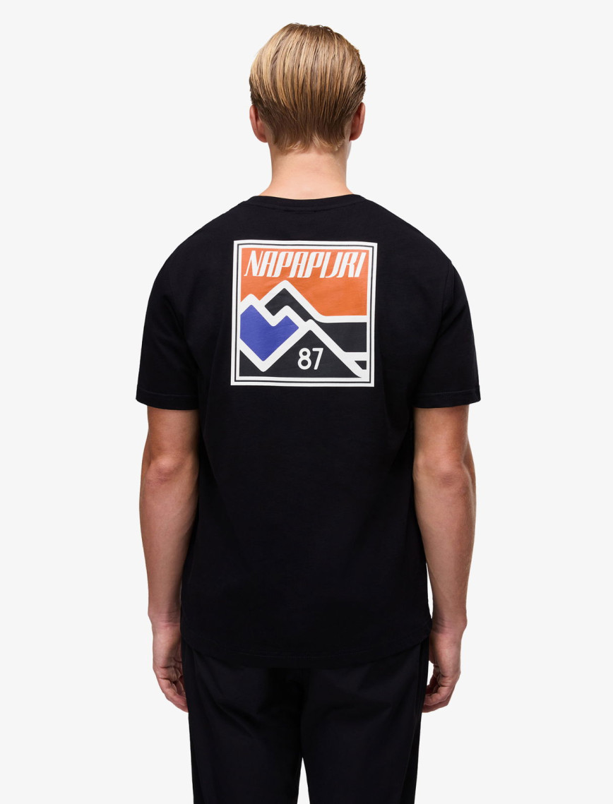 Napapijri S-Guide Erkek Siyah T-Shirt