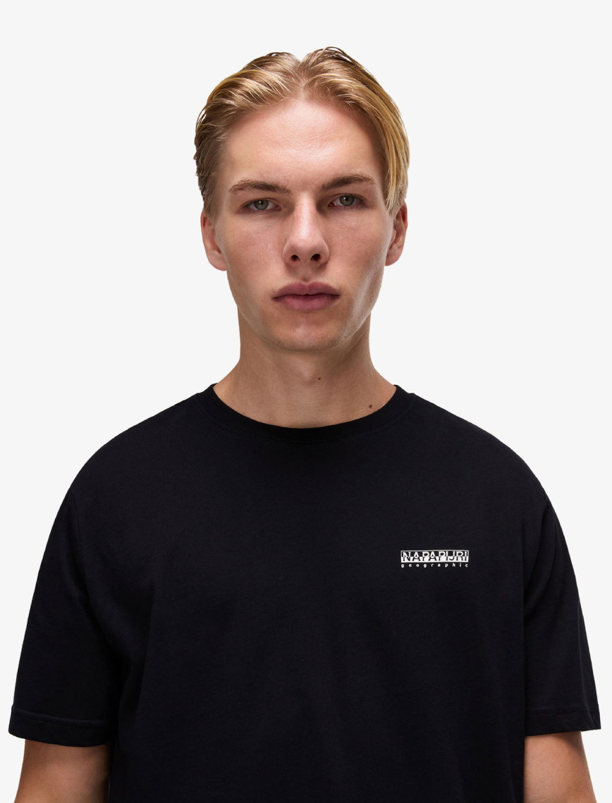 Napapijri S-Guide Erkek Siyah T-Shirt