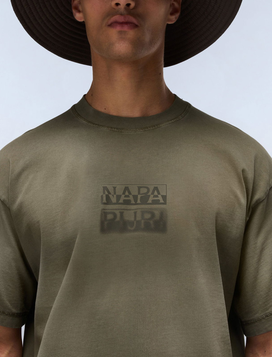 Napapijri Comel Erkek Yeşil T-Shirt Napapijri Comel Erkek Yeşil T-Shirt