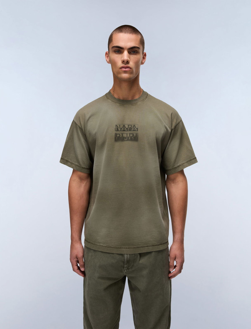 Napapijri Comel Erkek Yeşil T-Shirt Napapijri Comel Erkek Yeşil T-Shirt