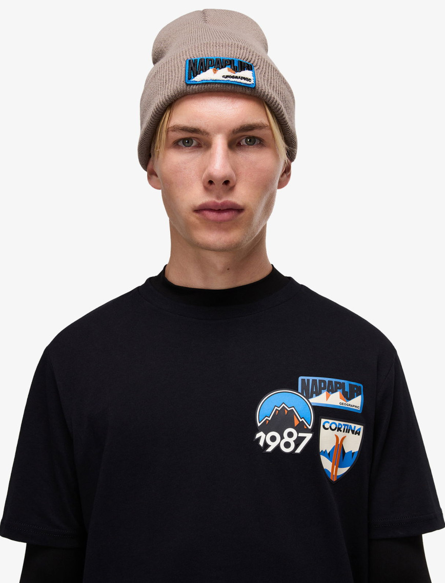 Napapijri S-Montepiana Erkek Siyah T-Shirt