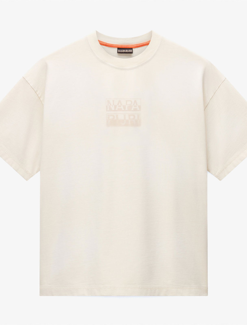 Napapijri Comel Erkek Bej T-Shirt Napapijri Comel Erkek Bej T-Shirt