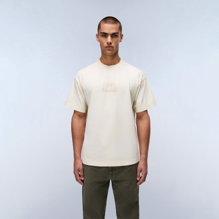 Napapijri Comel Erkek Bej T-Shirt Napapijri Comel Erkek Bej T-Shirt