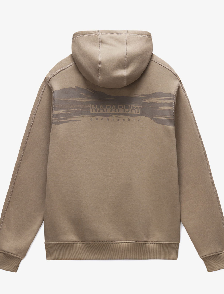 Napapijri B-Back Graphic Erkek Yeşil Sweatshirt