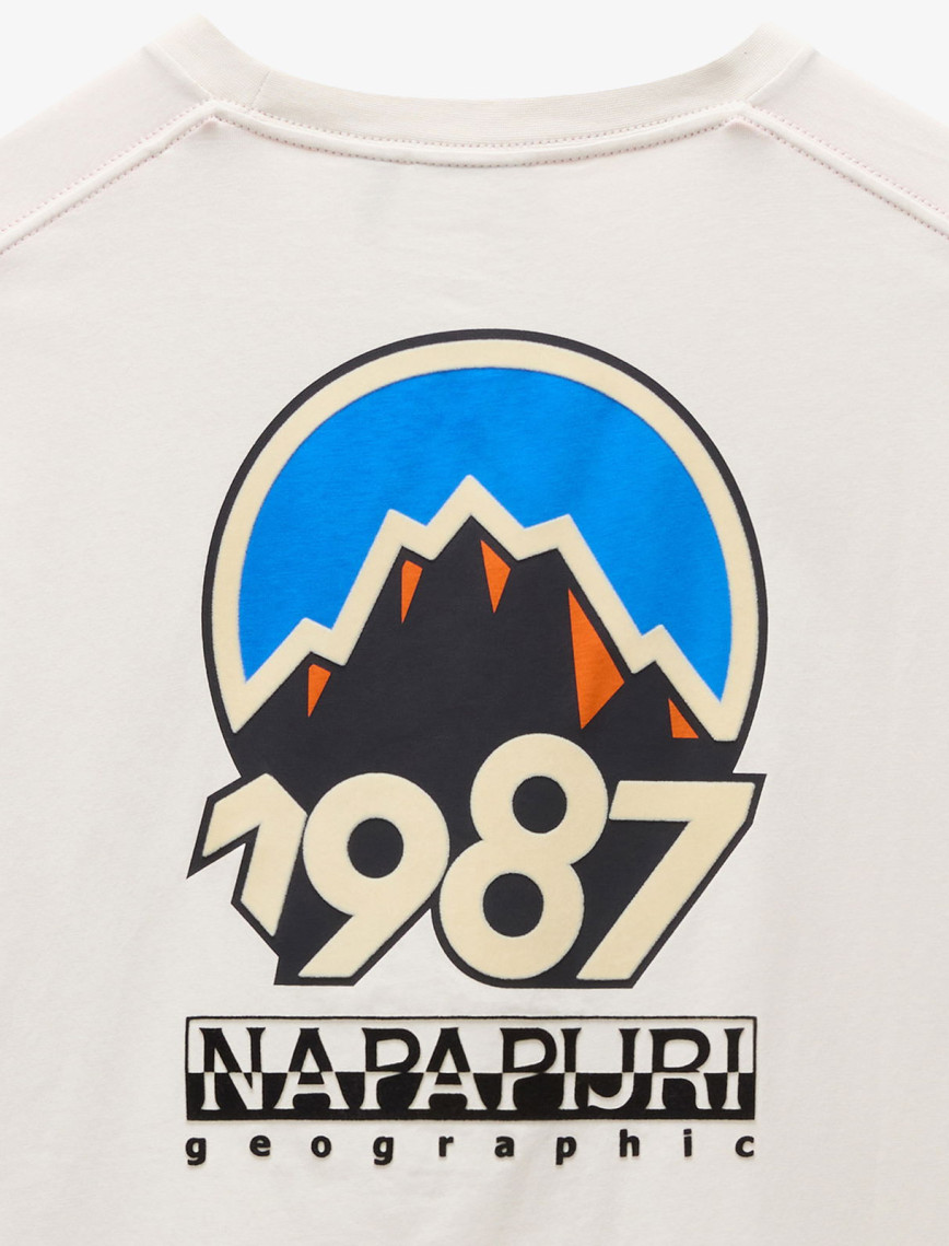 Napapijri S-Montepiana Erkek Bej T-Shirt Napapijri S-Montepiana Erkek Bej T-Shirt