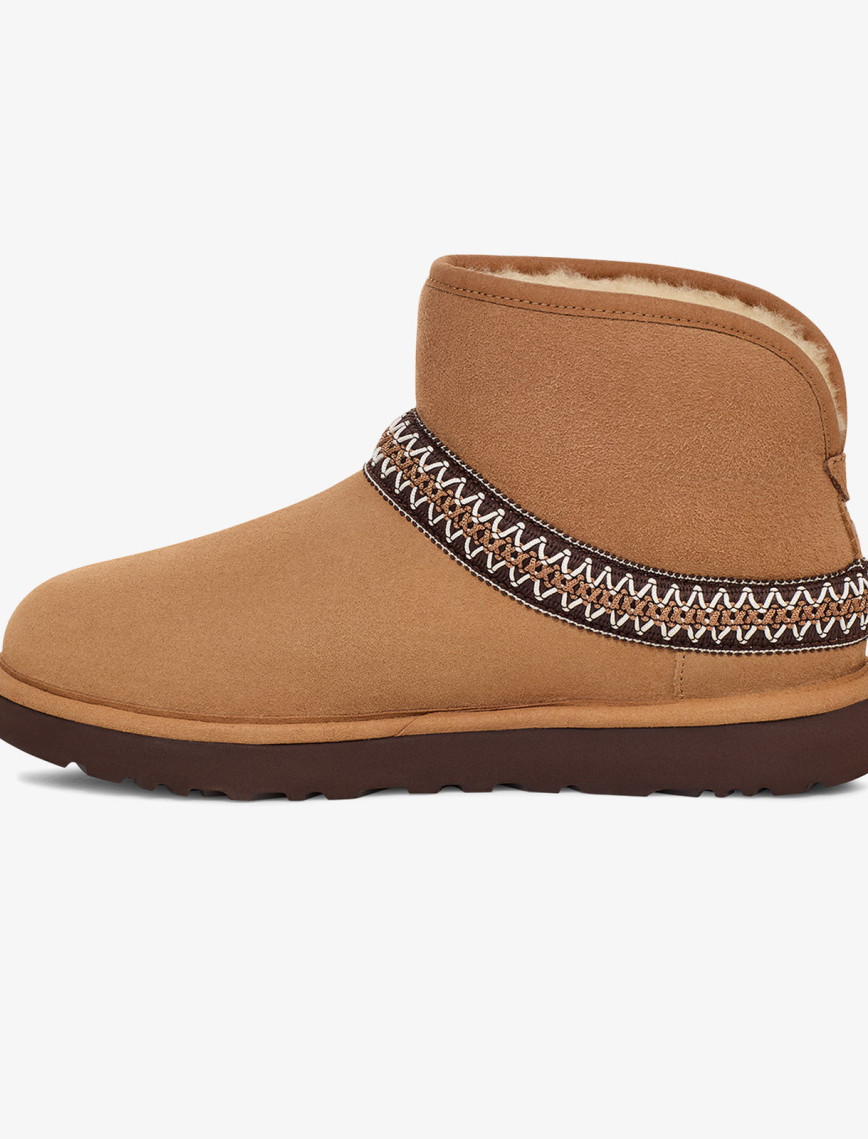 UGG Classic Mini Crescent Kadın Kahverengi Bot UGG Classic Mini Crescent Kadın Kahverengi Bot