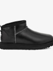 UGG Classic Ultra Mini Lthr Regen Kadın Siyah Bot UGG Classic Ultra Mini Lthr Regen Kadın Siyah Bot