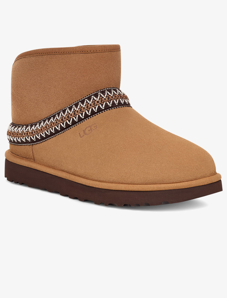 UGG Classic Mini Crescent Kadın Kahverengi Bot UGG Classic Mini Crescent Kadın Kahverengi Bot