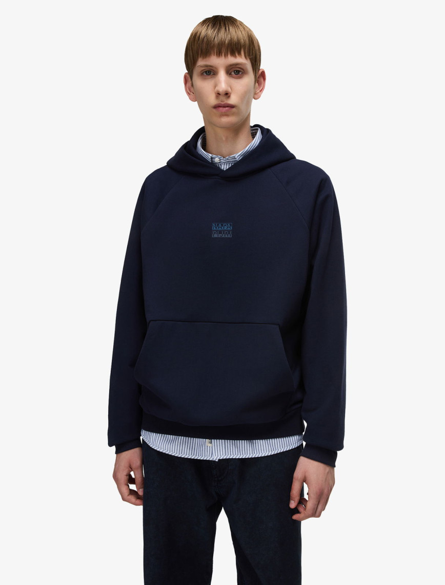 Napapijri B-Elevated Hooded Erkek Mavi Sweatshirt