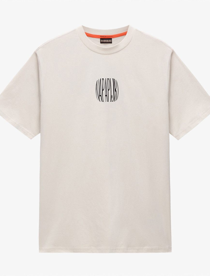 Napapijri Yukis Erkek Beyaz T-Shirt Napapijri Yukis Erkek Beyaz T-Shirt