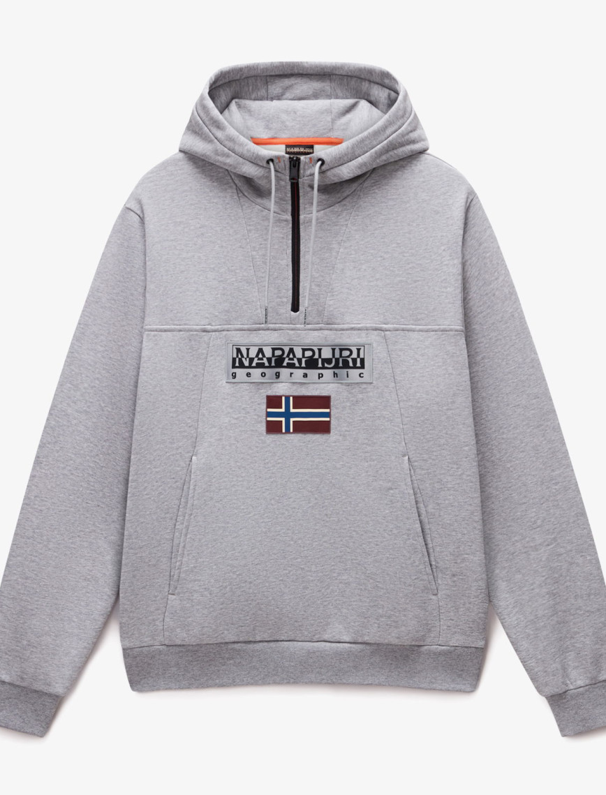 Napapijri Burgee 2.0 Erkek Gri Sweatshirt Napapijri Burgee 2.0 Erkek Gri Sweatshirt