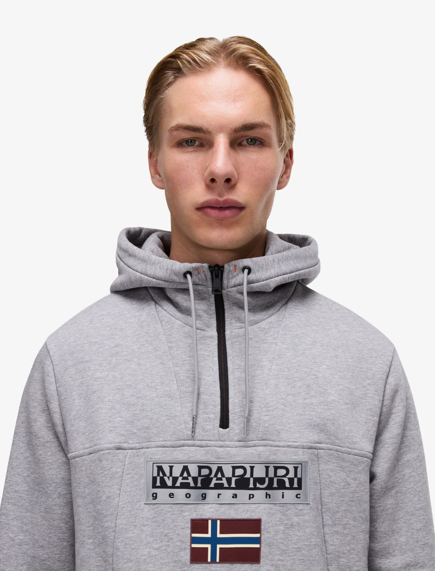 Napapijri Burgee 2.0 Erkek Gri Sweatshirt Napapijri Burgee 2.0 Erkek Gri Sweatshirt