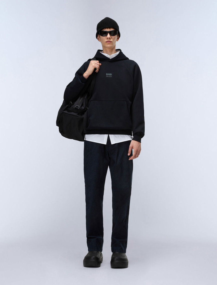 Napapijri Lys Full Zip Erkek Siyah Sweatshirt