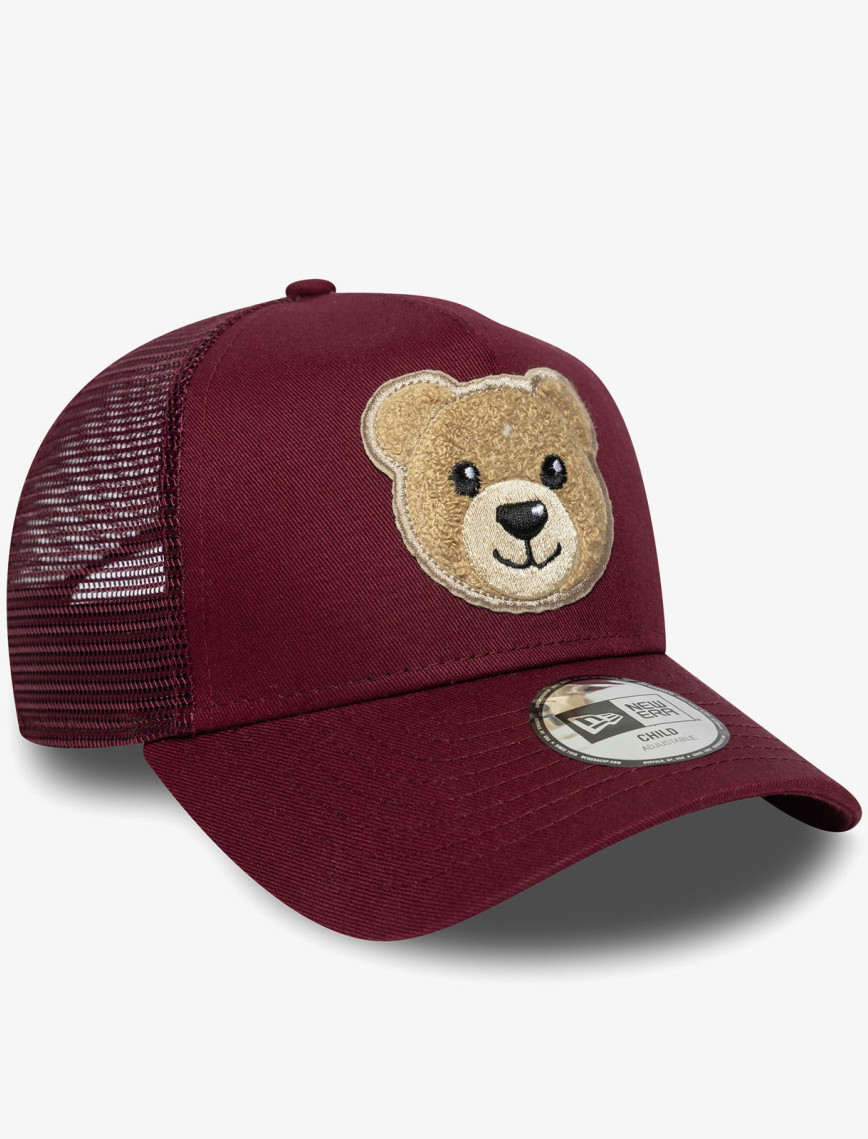 New Era Boucle Bear Trucker Çocuk Bordo Şapka New Era Boucle Bear Trucker Çocuk Bordo Şapka