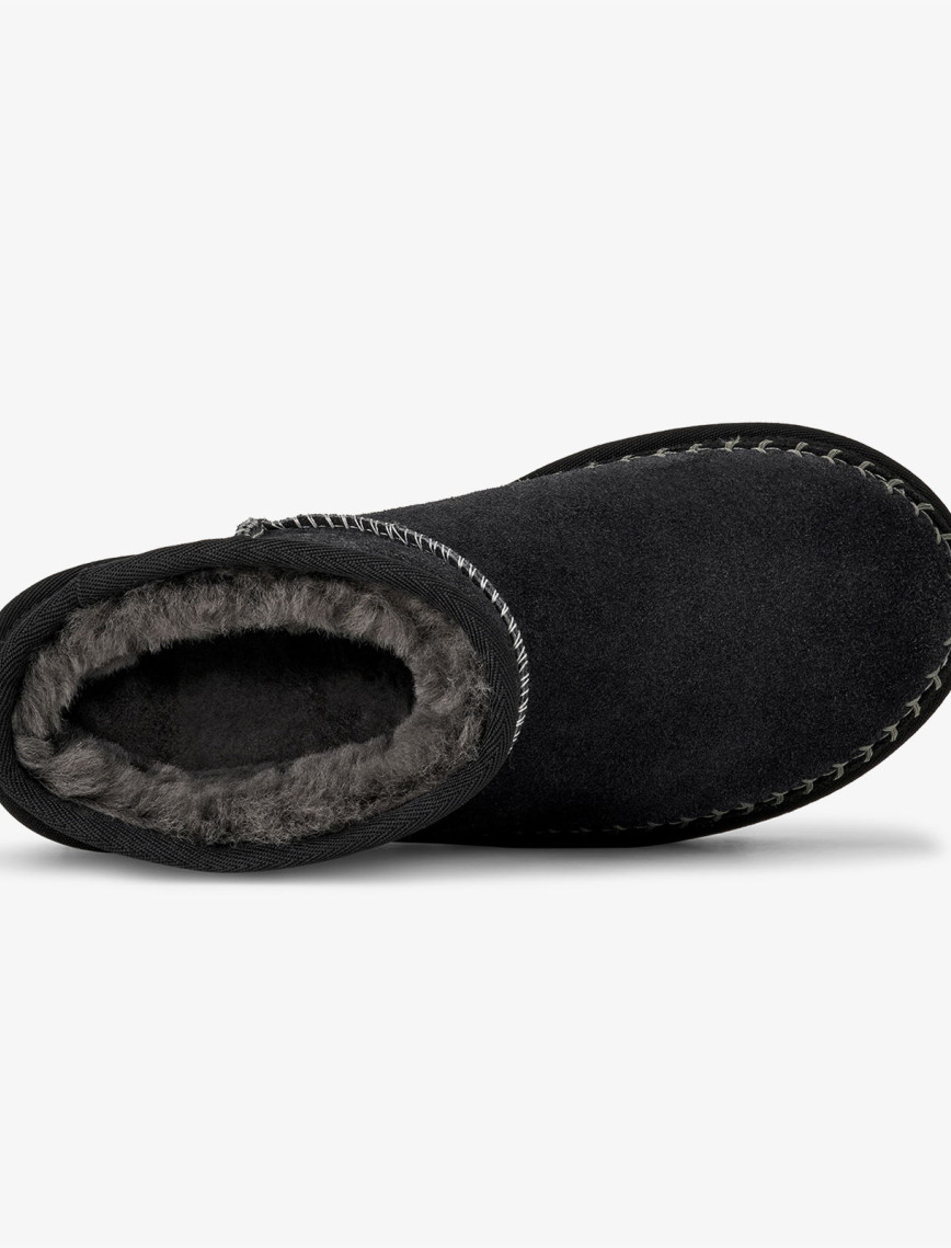 UGG Classic Ultra Mini Biarritz Kadın Siyah Bot