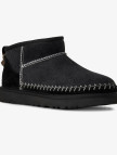 UGG Classic Ultra Mini Biarritz Kadın Siyah Bot