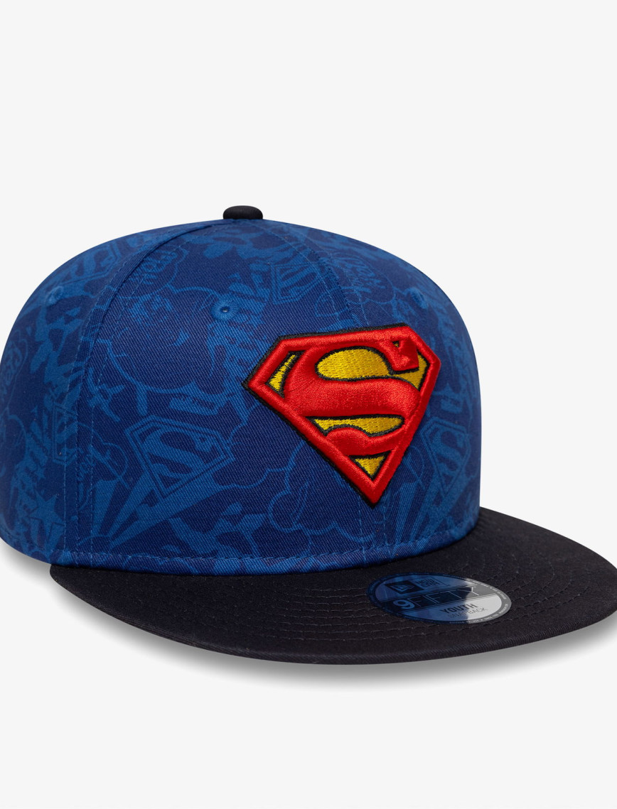 New Era  Dc 9Fifty Supman  Baz Çocuk Mavi Şapka