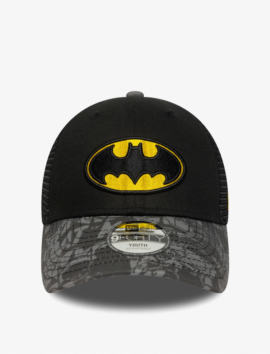 New Era Dc 9Forty Trucker Batman Çocuk Siyah Şapka New Era Dc 9Forty Trucker Batman Çocuk Siyah Şapka