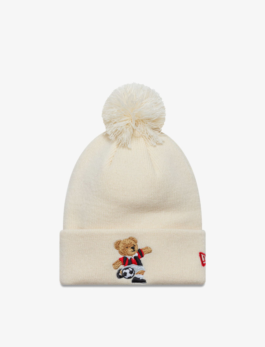New Era Bear Yth Beanie Acmilan Ltc Çocuk Bej Şapka New Era Bear Yth Beanie Acmilan Ltc Çocuk Bej Şapka