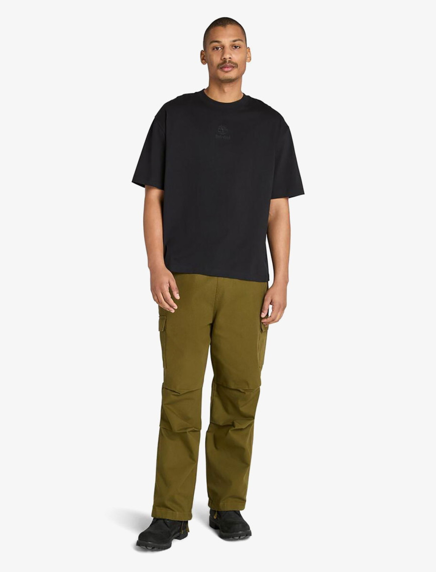 Timberland Hampthon Tonal Stack Logo Erkek Siyah T-Shirt Timberland Hampthon Tonal Stack Logo Erkek Siyah T-Shirt
