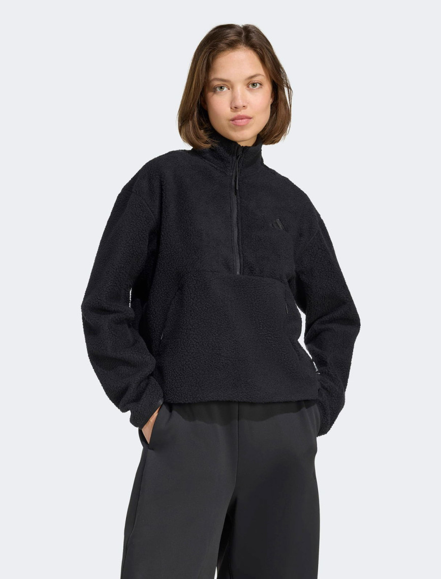 adidas Ct Fleece Hz Kadın Siyah Sweatshirt adidas Ct Fleece Hz Kadın Siyah Sweatshirt