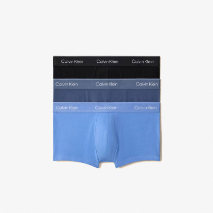 Calvin Klein Low Rise Erkek Mavi 3'lü Boxer Calvin Klein Low Rise Erkek Mavi 3'lü Boxer