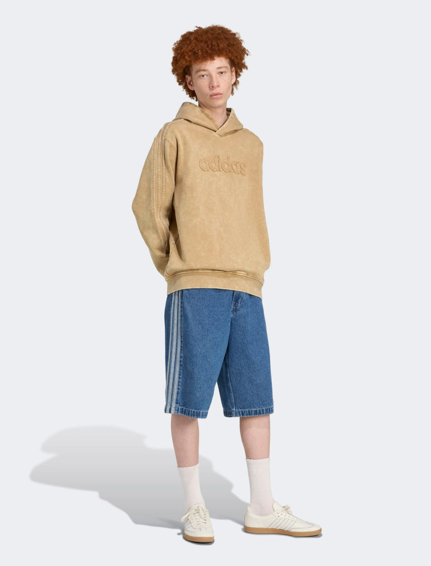 adidas sh Hoodıe Erkek Bej Sweatshirt