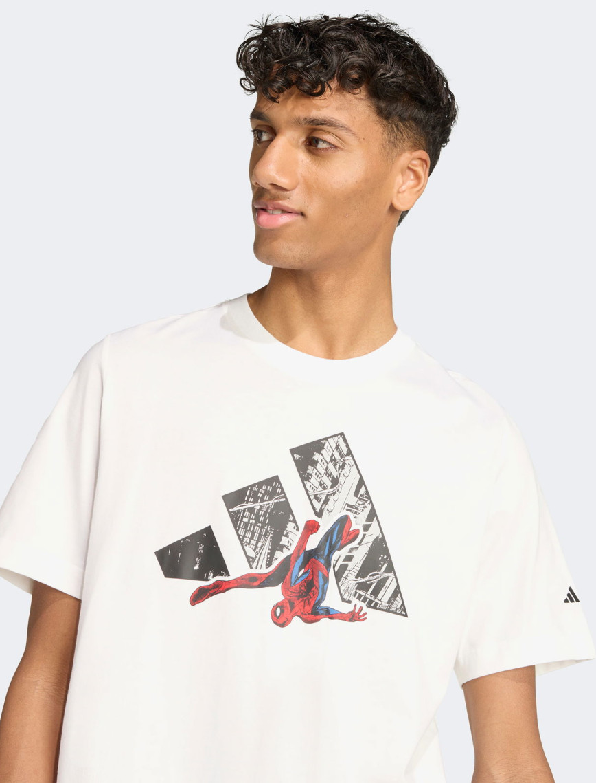adidas M Spıderman T-S Erkek Beyaz T-Shirt adidas M Spıderman T-S Erkek Beyaz T-Shirt