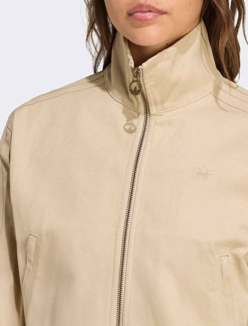 adidas Kadın Firebird Dimi Kısa Bej Eşofman Üstü