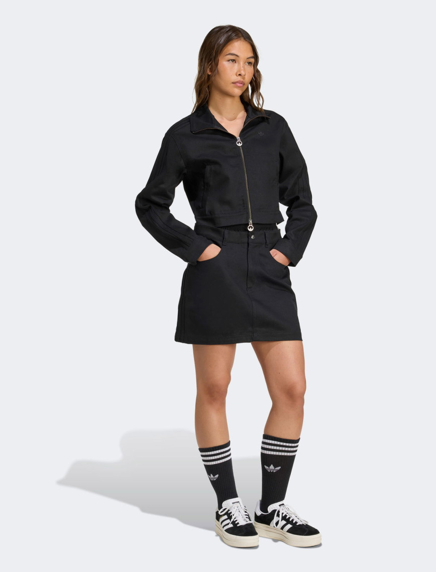 adidas Firebird Dimi Kısa Siyah Kadın Eşofman Üstü adidas Firebird Dimi Kısa Siyah Kadın Eşofman Üstü