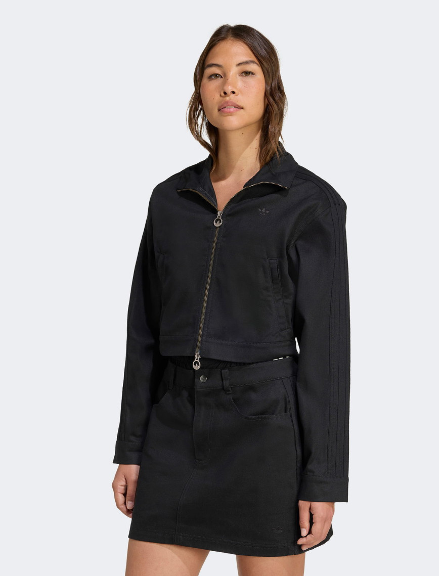 adidas Firebird Dimi Kısa Siyah Kadın Eşofman Üstü adidas Firebird Dimi Kısa Siyah Kadın Eşofman Üstü