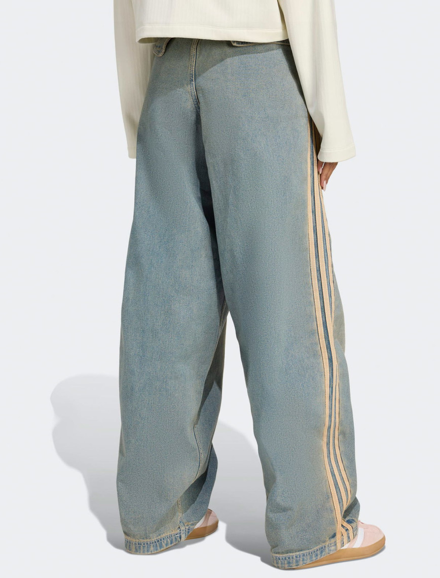 adidas P Essential Denim Pnt Kadın Mavi Pantolon adidas P Essential Denim Pnt Kadın Mavi Pantolon