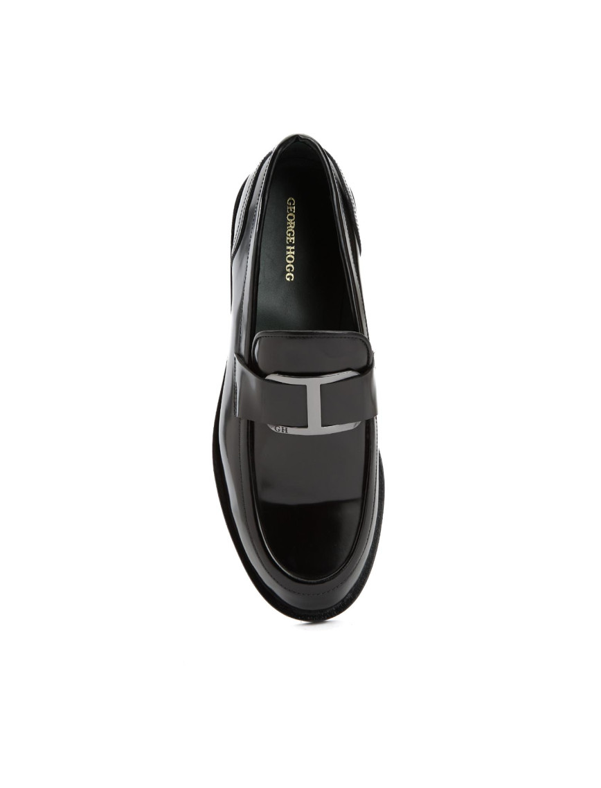 George Hogg Erkek Siyah Deri Loafer George Hogg Erkek Siyah Deri Loafer
