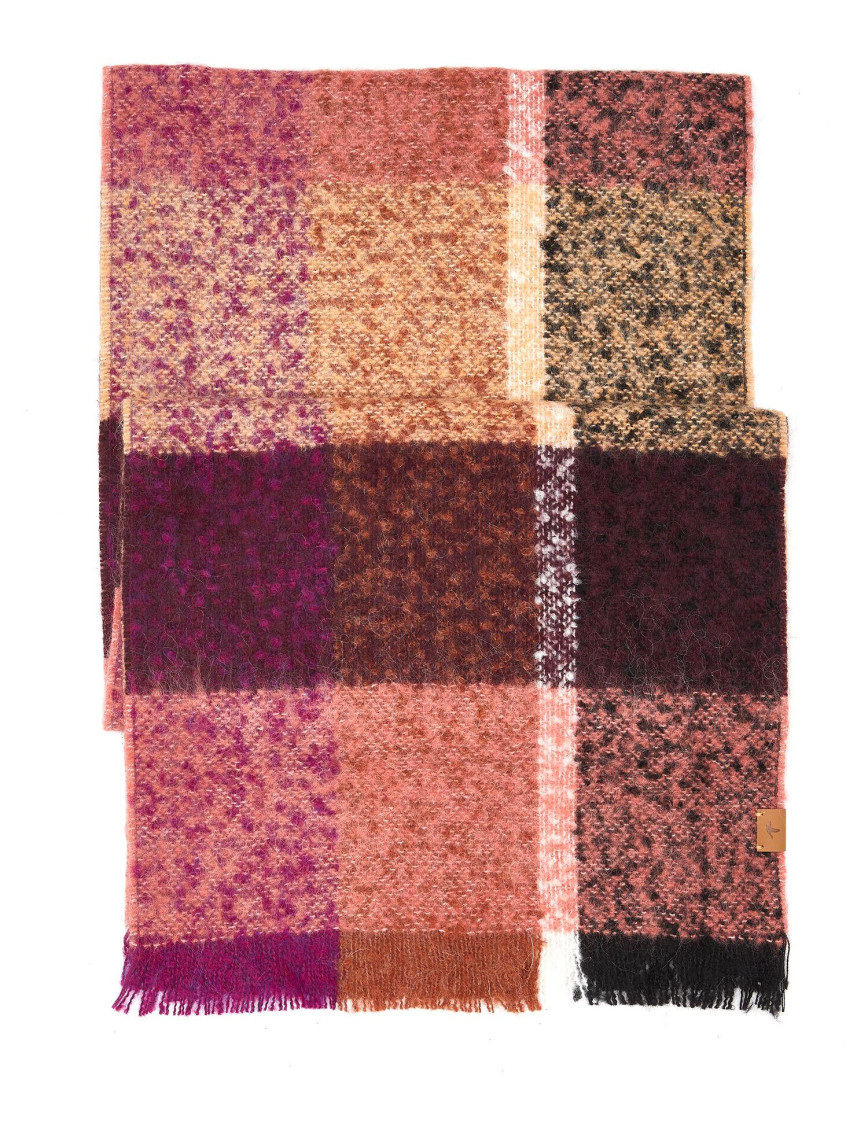 Beymen Club Kadın Çok Renkli Kare Desenli Atkı Beymen Club Kadın Çok Renkli Kare Desenli Atkı