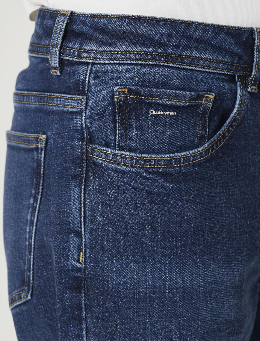 Beymen Club Erkek Tapered Fit Koyu Mavi Jean Pantolon Beymen Club Erkek Tapered Fit Koyu Mavi Jean Pantolon