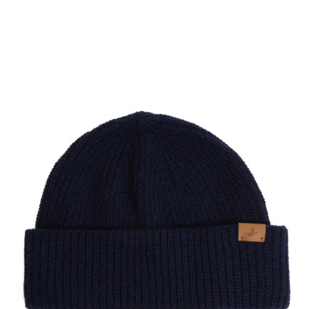 Beymen Club Erkek Lacivert Kaz Logolu Kesik Yün Bere Beymen Club Erkek Lacivert Kaz Logolu Kesik Yün Bere